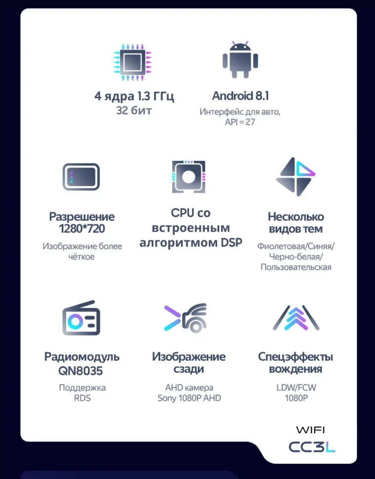 Штатная магнитола Teyes CC3L WiFi 2/32 Opel Agila (2008-2014)